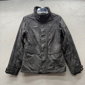 SIMS Snowboarding Skiing Black Coat Jacket Media Pocket Full Zip Women’s Size S